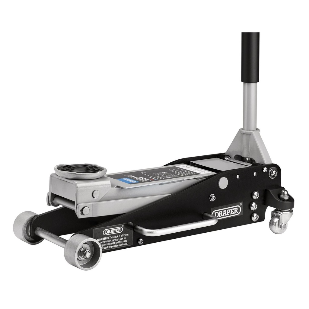 Draper 2.5 Tonne Aluminium/Steel Racing Trolley Jack With "Quick Lift" - 13929