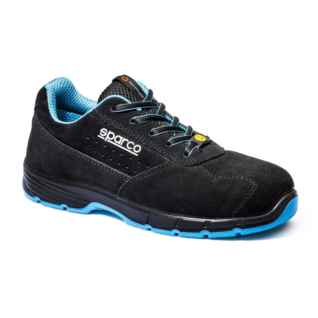 [7002304-3889736] Sparco Horizon SP1 ESD Safety Shoes (UK 3.5 / Eur 36, Ontario (Grey / Fluro Green))