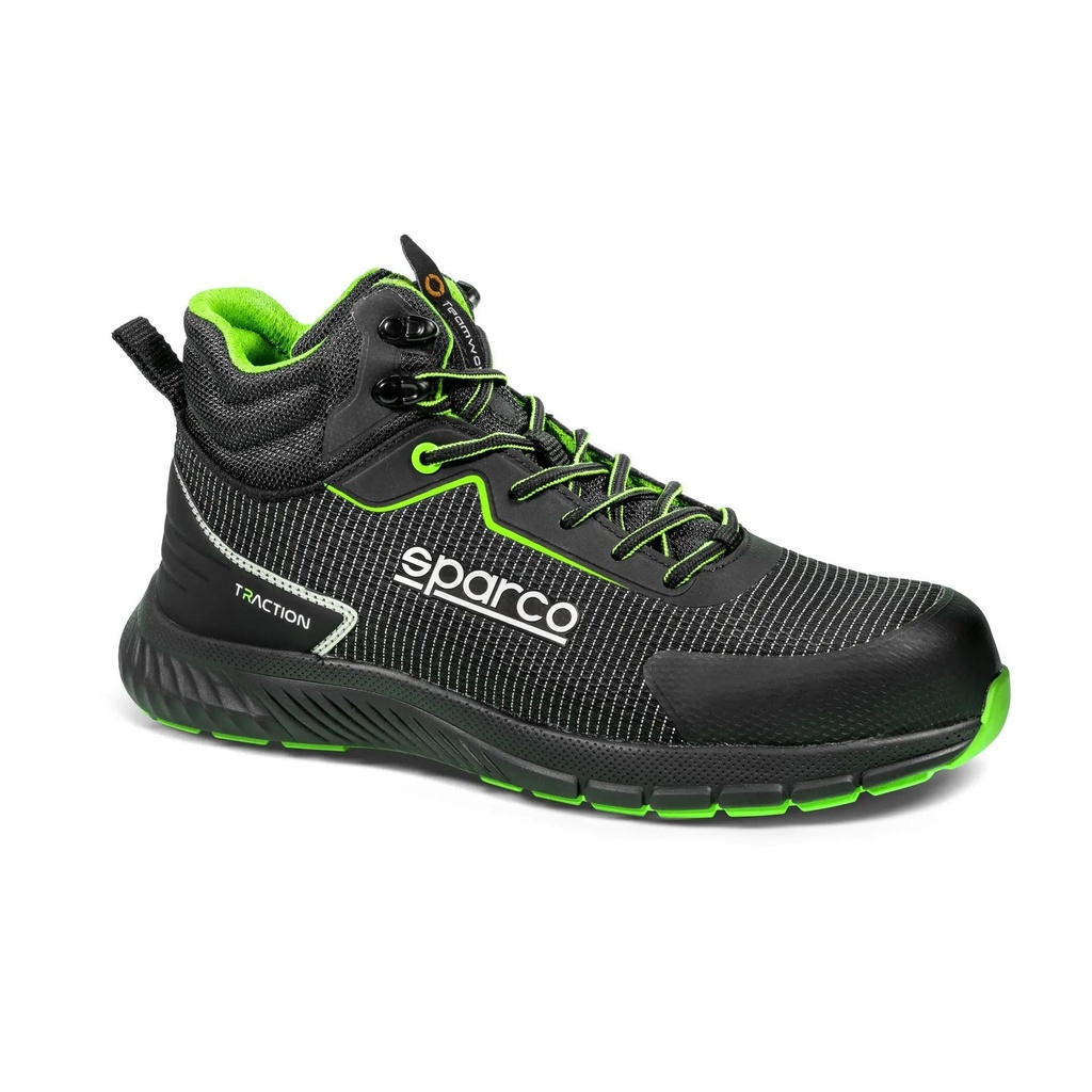 Sparco Traction-H Naoki S3S ESD High Top Safety Shoes