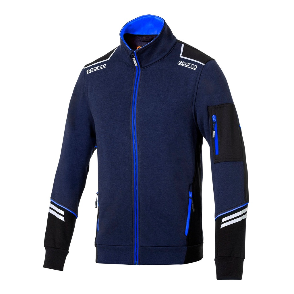 [7001216-3815346] Sparco Tech Full Zip Jacket (S, Black / Grey)