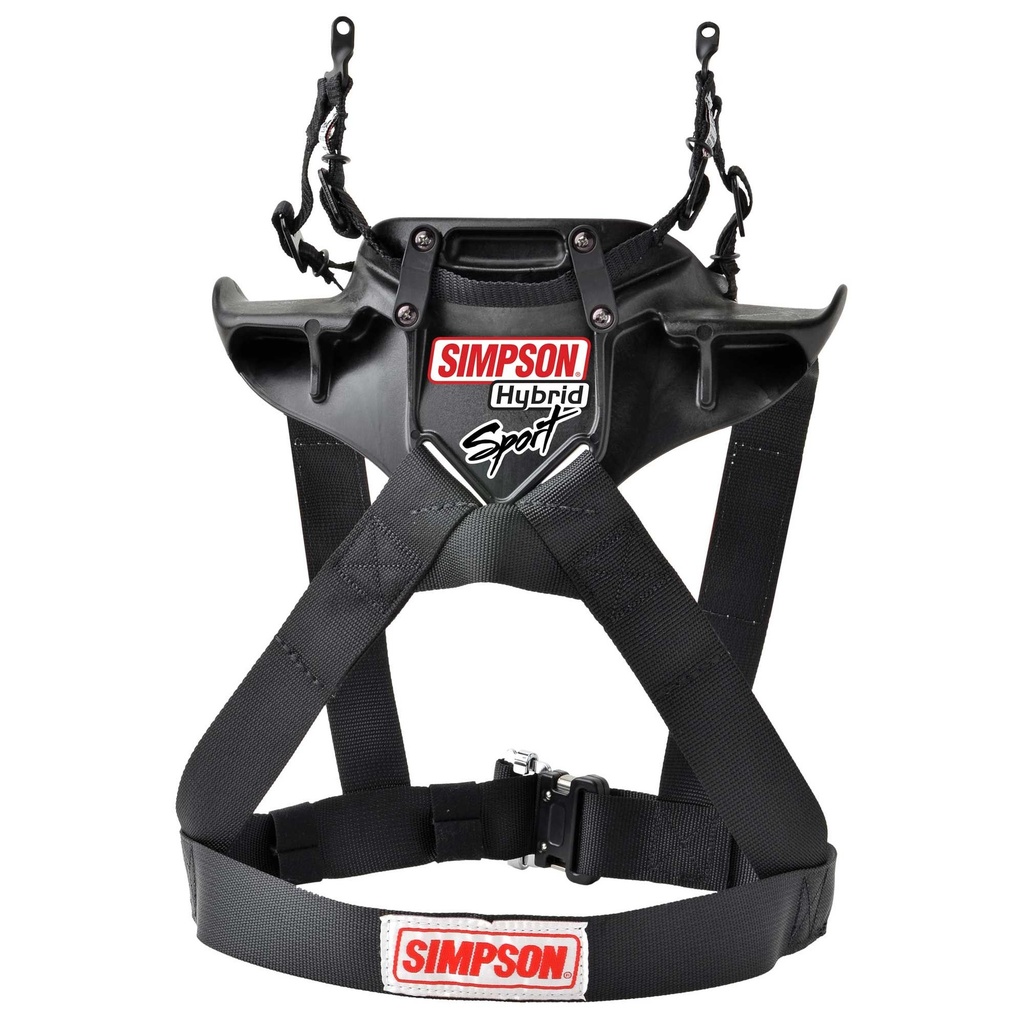 [663397-1823044] Simpson Hybrid Sport Head & Neck Restraint (Small, Optional M61 Quick Release System)