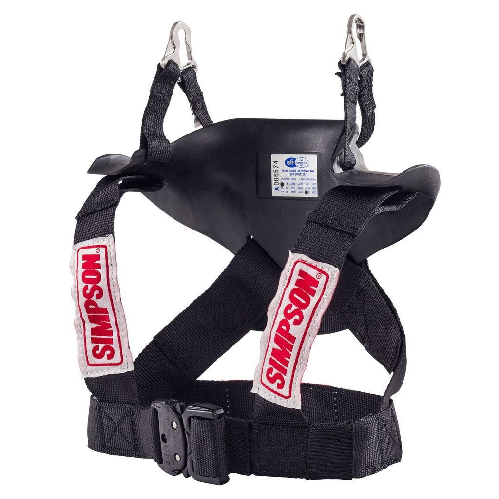 [986004-1583467] Simpson Hybrid Sport Youth Head & Neck Restraint (Child (7-9 Years), Optional M61 Quick Release System)