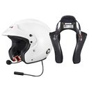 Stilo Sport Plus Rally Helmet & Stand21 Club Series FHR Device Package