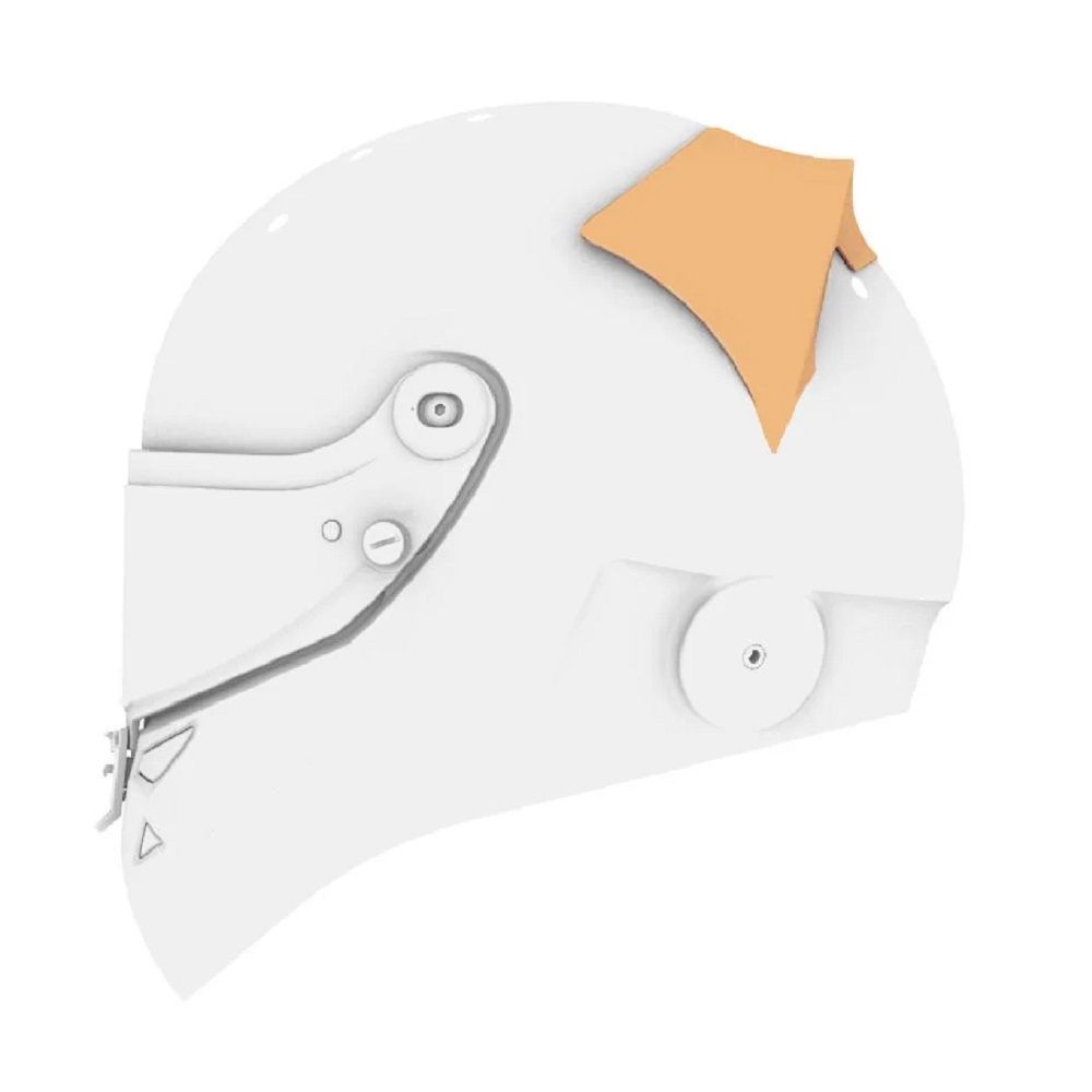 [SPH1010008091] Schuberth Standard Rear Spoiler For SF3 ABP / SF4 / SP1 / SK1 Helmets