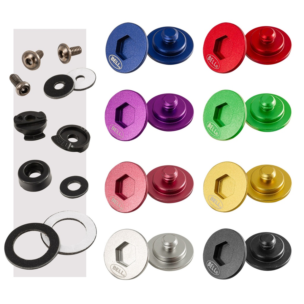 [1439433-1882258] Bell Visor Pivot / Screw Kit (SV Pivot (SE03/SE05), Black)