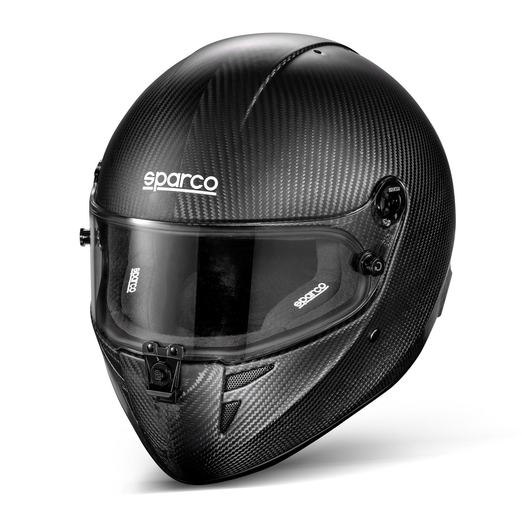 [7001715-3850762] Sparco Stealth Carbon Kart Helmet (M (57-58cm))