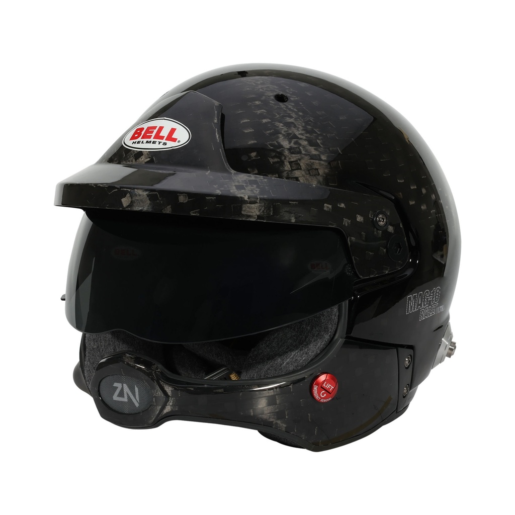 [2013920-3851890] Bell Mag-10 Ultra Carbon Rally Helmet (54cm, Grey (Standard))