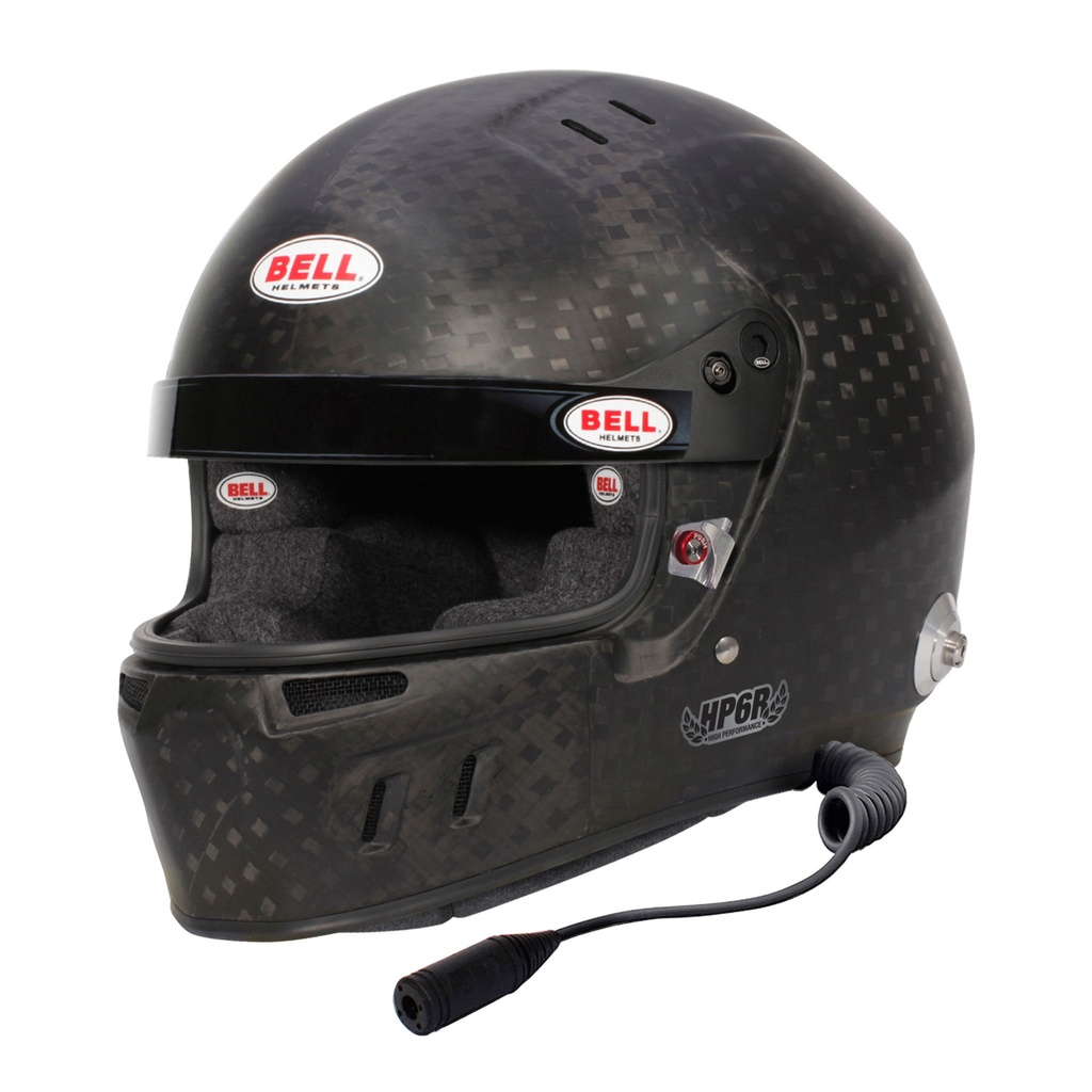 [7002169-3876720] Bell HP6 Evo-II Rally Carbon Helmet (54cm, Grey (Standard))