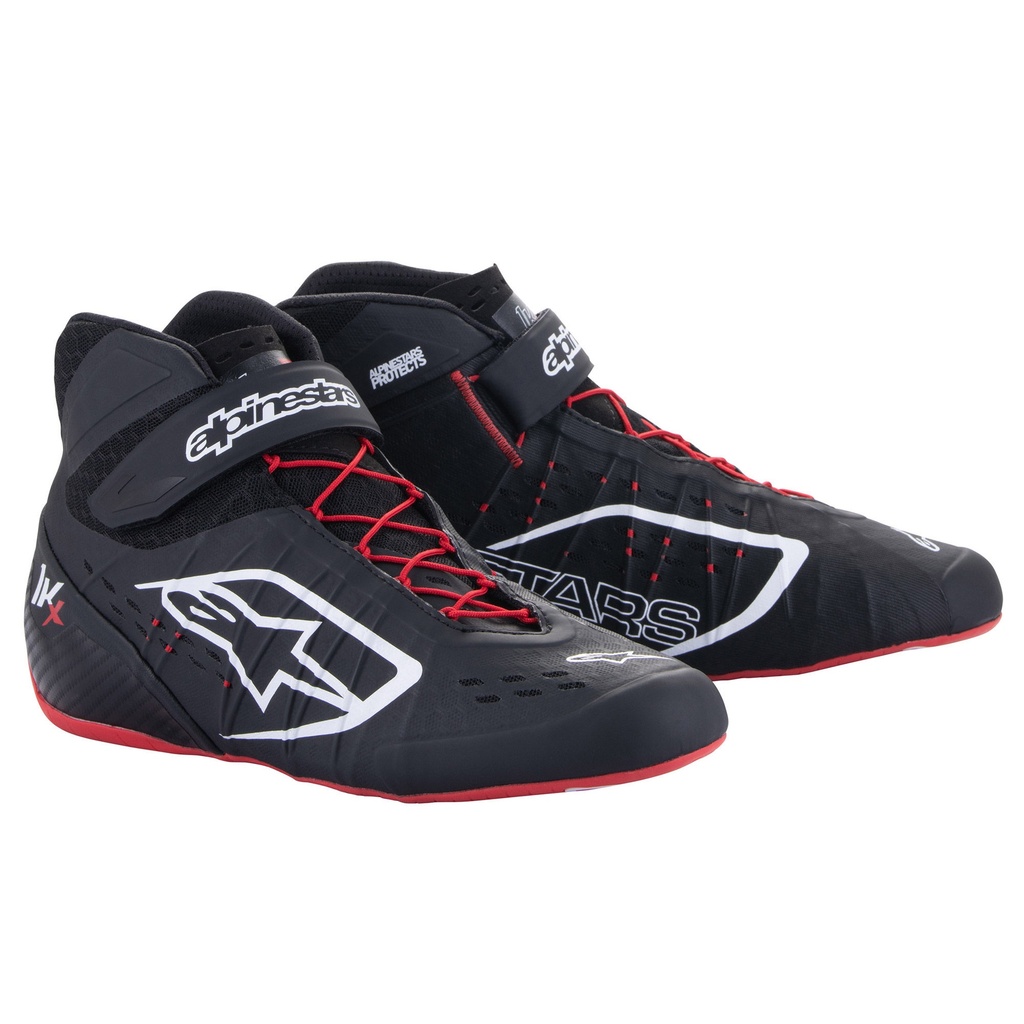 [7000625-3082267] Alpinestars Tech 1-KX V2 Kart Boots (UK 5 / Eur 38, Black / Dark Grey / Fluro Green)