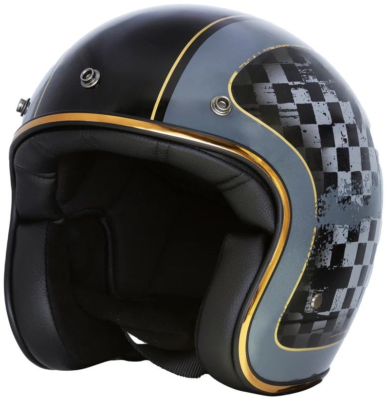 Merlin Blackbird Jet Graphic Motorcycle Helmet