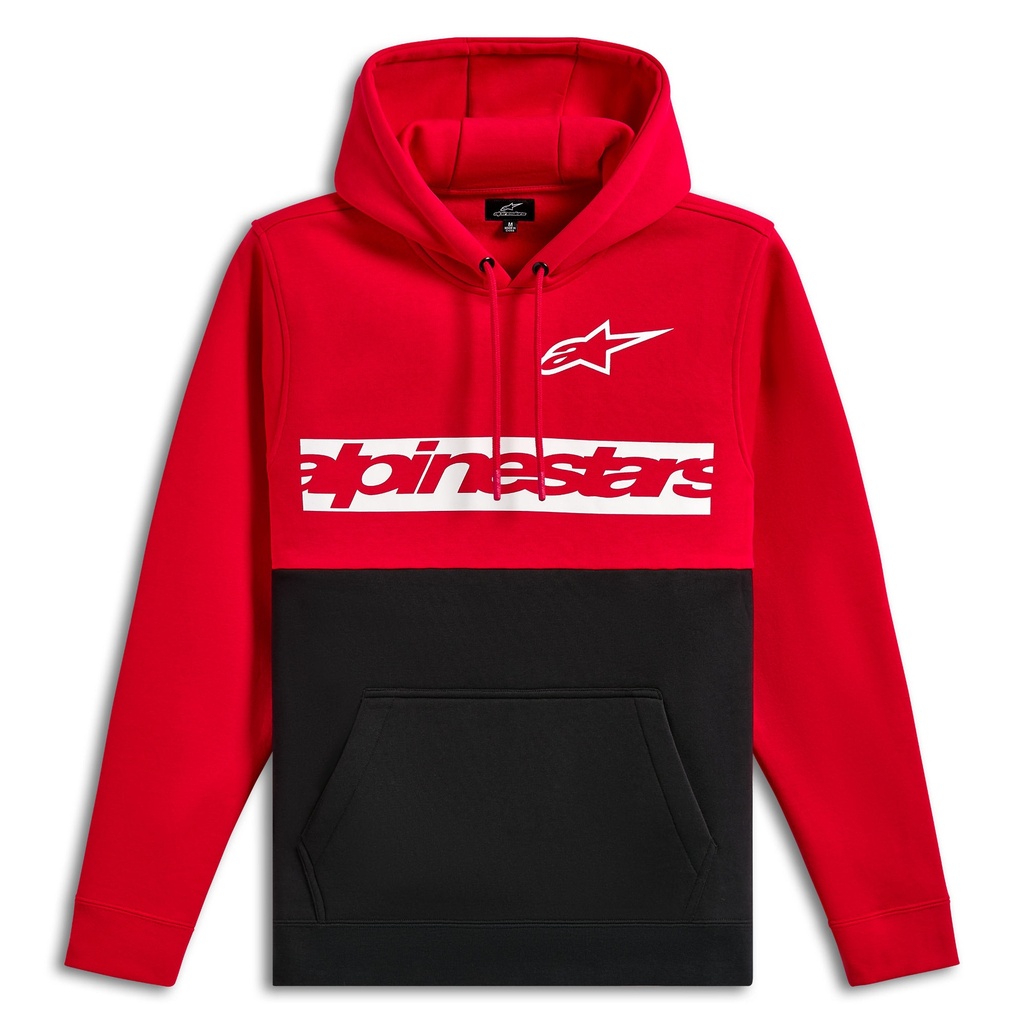 [7002448-3897311] Alpinestars Parallel Hoodie (S, Red / Black)
