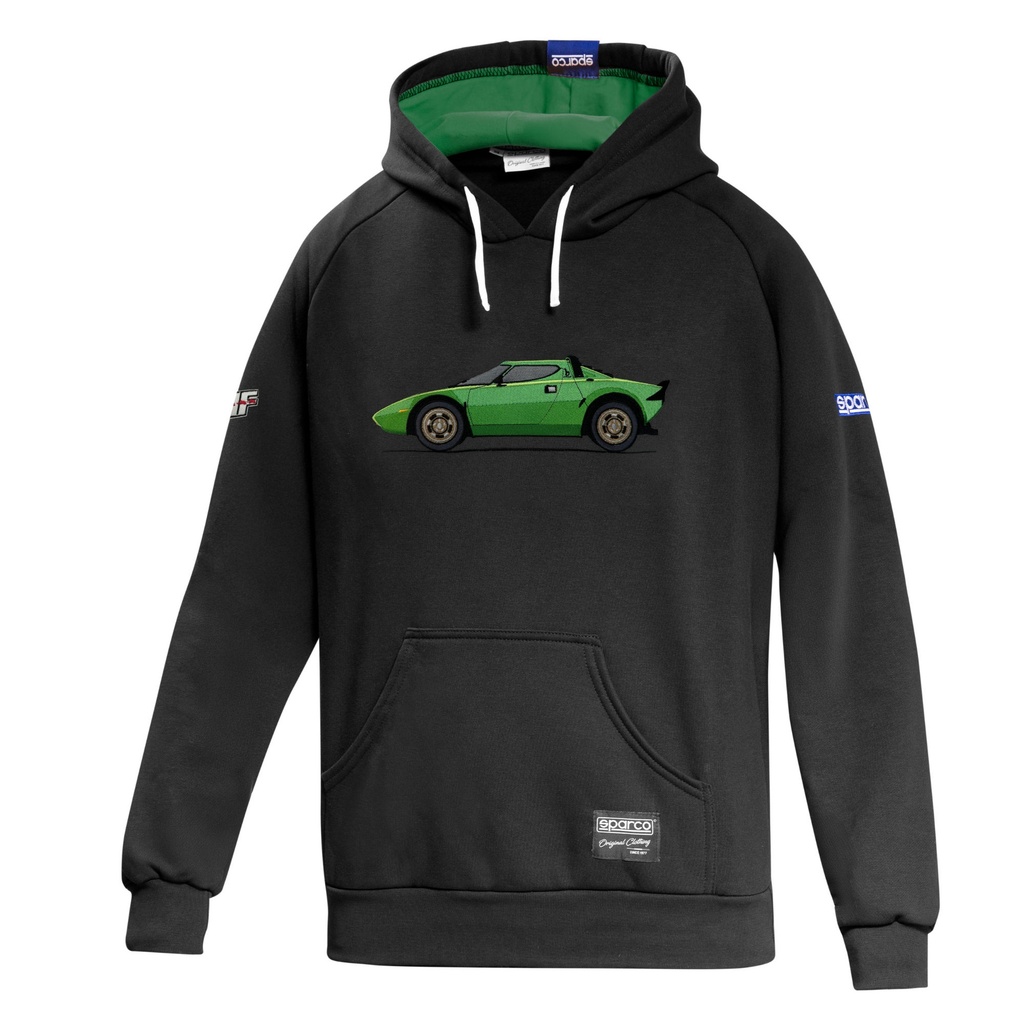 [7002203-3887208] Sparco Lancia Stratos Hoodie (S, Black)