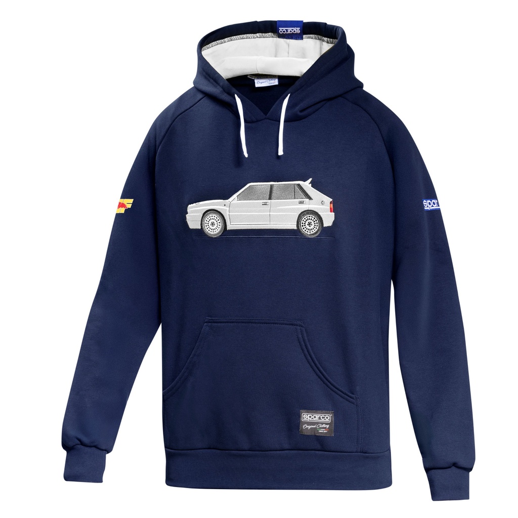 [7001898-3885798] Sparco Lancia HF Delta Integrale Hoodie (S, White / Red)