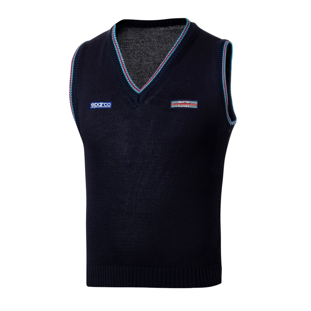 [7001212-3815220] Sparco Martini Racing Knitted Cotton Vest (S)