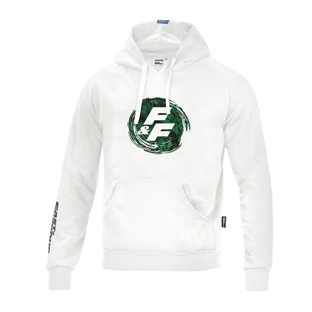 [7000043-2291395] Sparco Fast & Furious White Hoody (S)