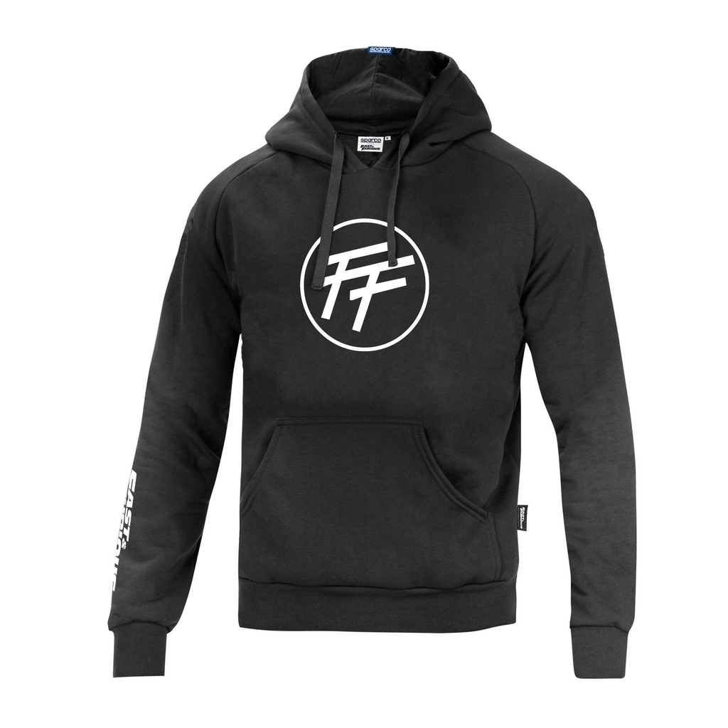 [7000044-2291375] Sparco Fast & Furious Black Hoody (S)