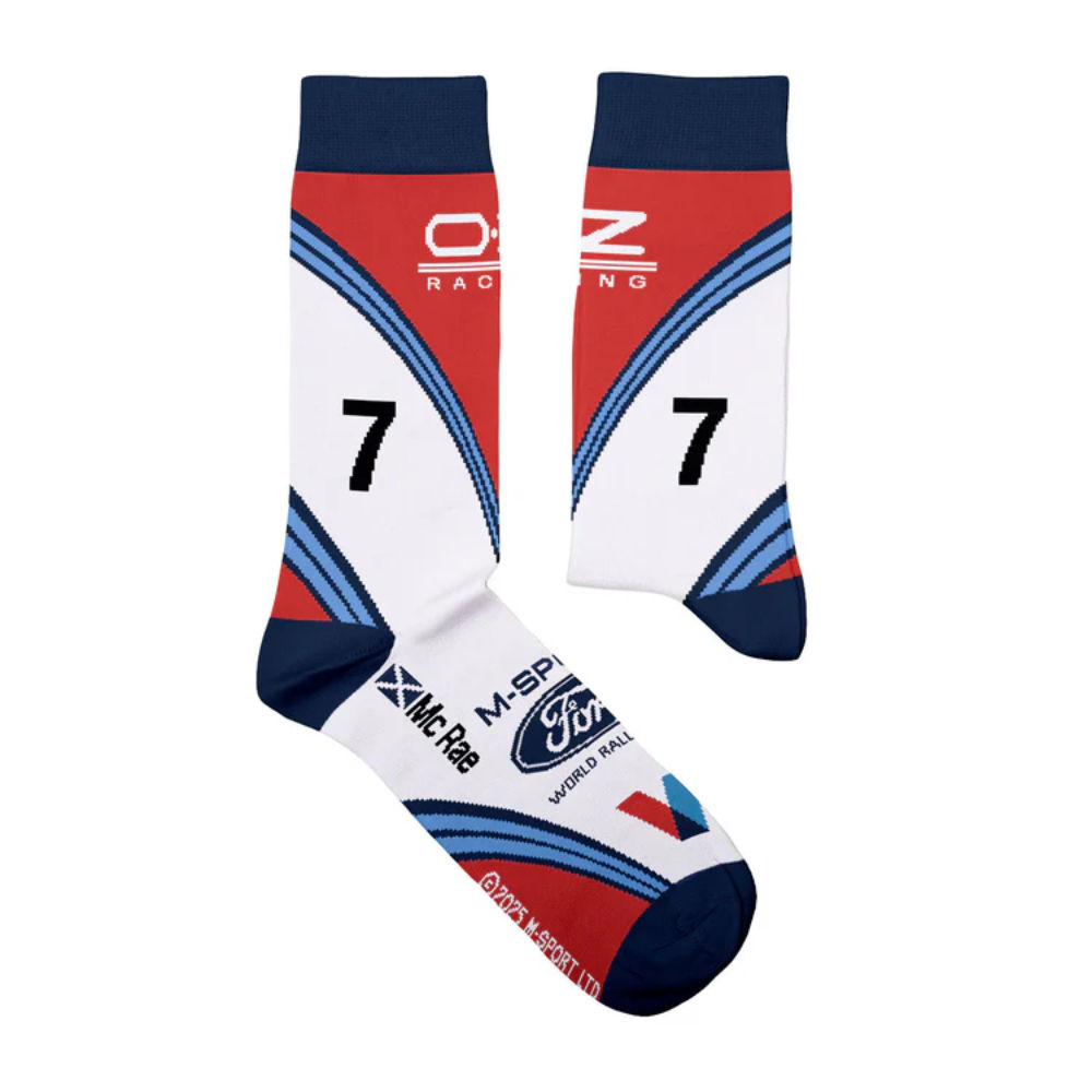[7002015-3865929] Heel Tread Automotive Icons Socks - M-Sport Colin McRae