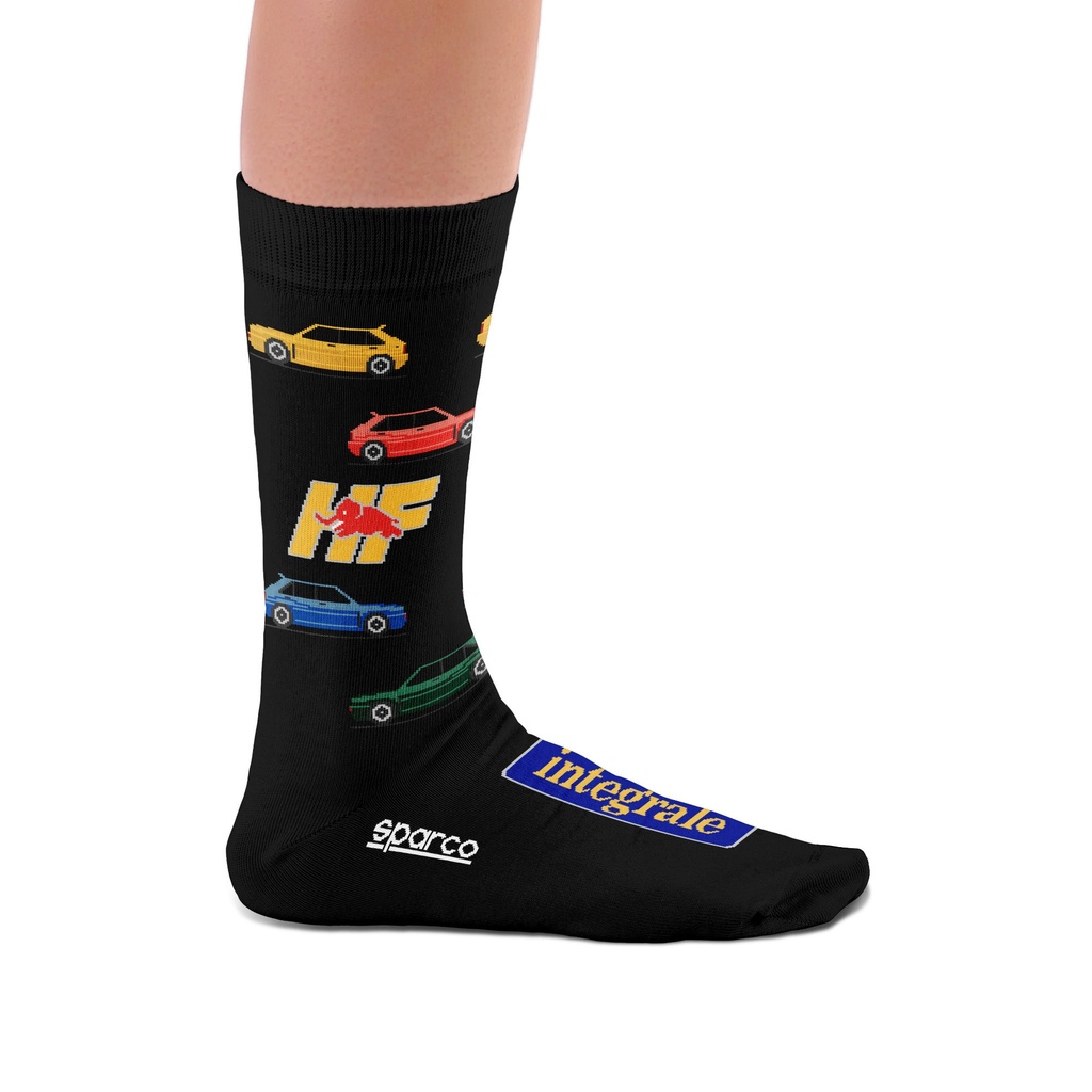 [7002251-3886007] Sparco Lancia Delta Collections Socks (Black)