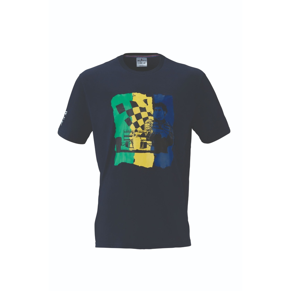 [7002055-3870316] OMP Racing Spirit Senna Victory T-Shirt (S)