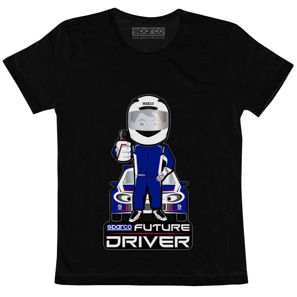 [2009585-2166595] Sparco Future Driver T-Shirt - Child Sizes (3-4 Years, Black)