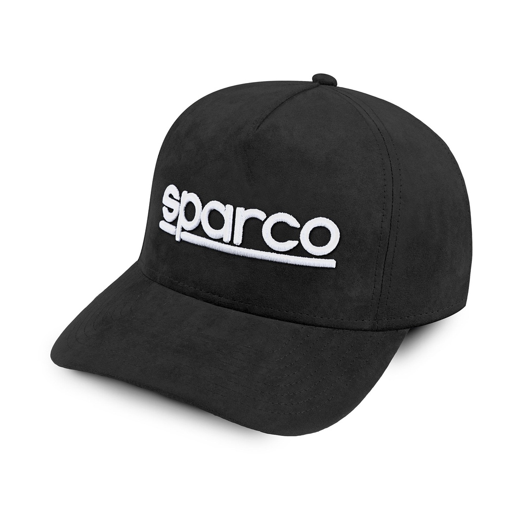 [7000125-2375264] Sparco Suede Cap (Black)
