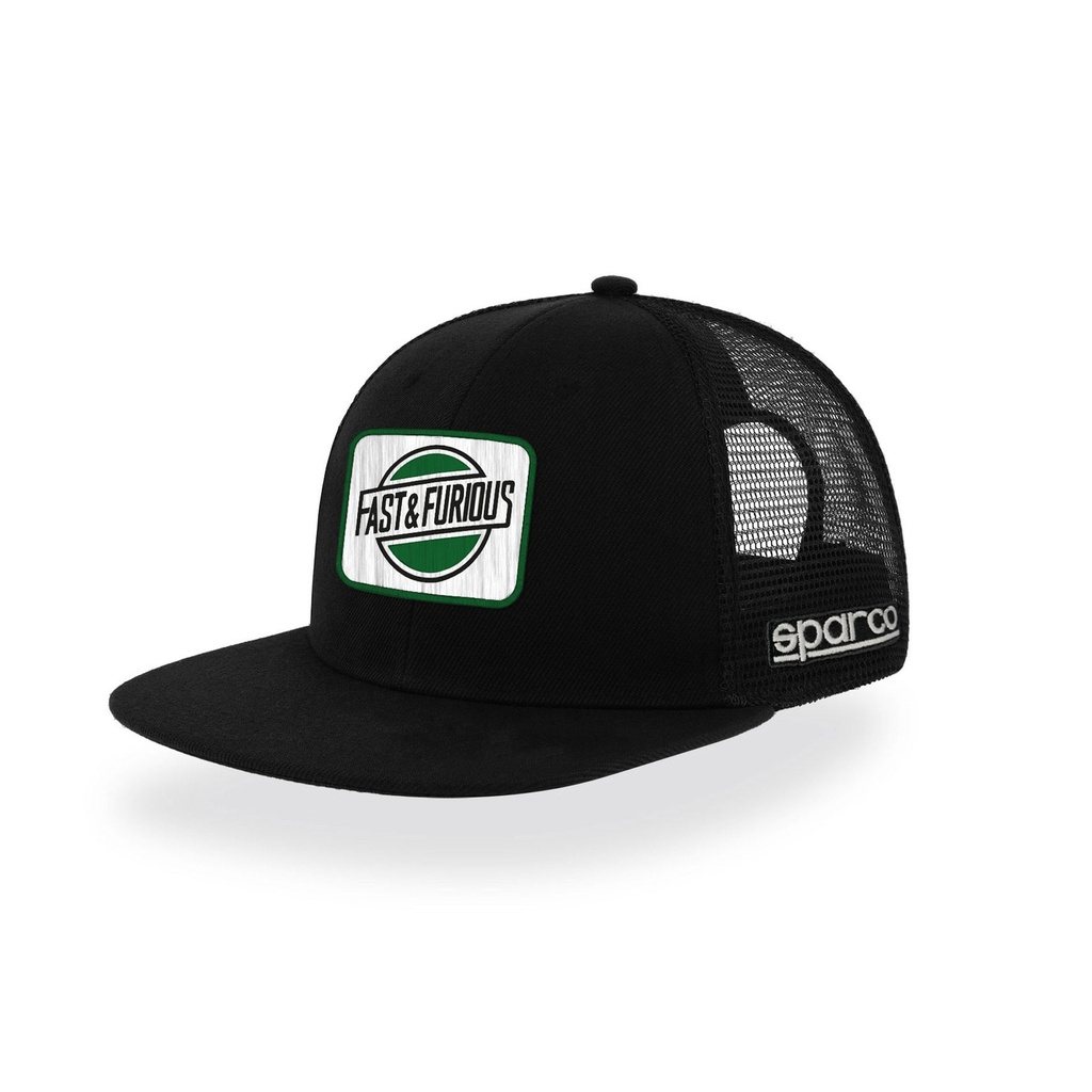 [SLW01310FFVD] Sparco Fast & Furious Flat Visor Cap Green