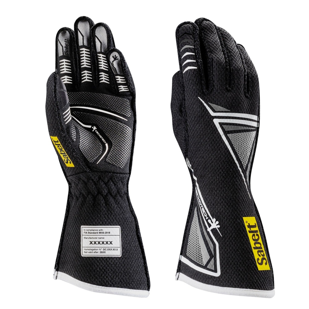 [7001558-3838500] Sabelt Geckotech TG-11 Race Gloves (S, Black)
